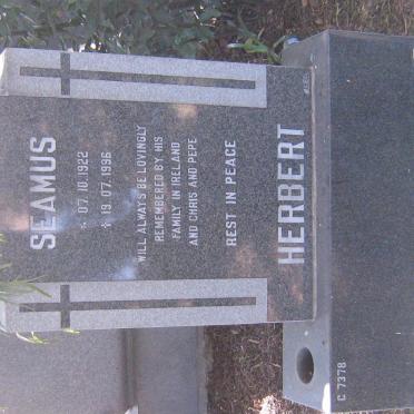 HERBERT Seamus 1922-1996