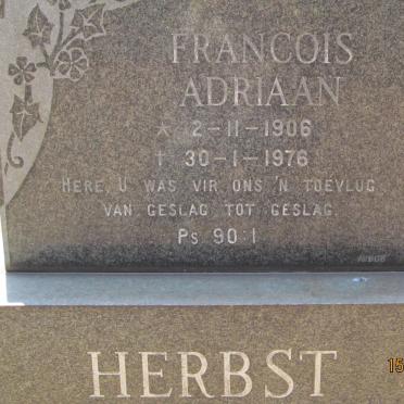 HERBST Francois Adriaan 1906-1976