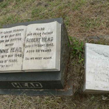 HEAD Robert -1942 &amp; Annie -1940 :: HEAD Dorothy Louisa -1972