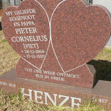HENZE Pieter Cornelius 1964-1997
