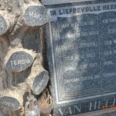 HEERDEN Andries Johannes, van 1922-1967 &amp; Johanna WILSNACH 1926-1994