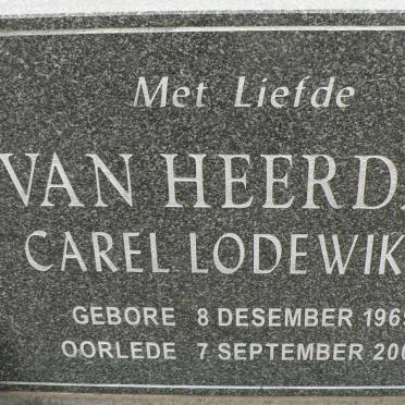 HEERDEN Carel Lodewikus, van 1969-2006