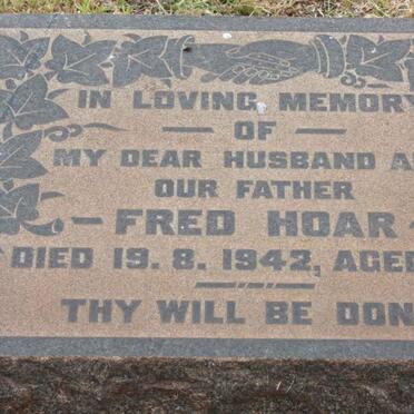 HOAR Fred -1942
