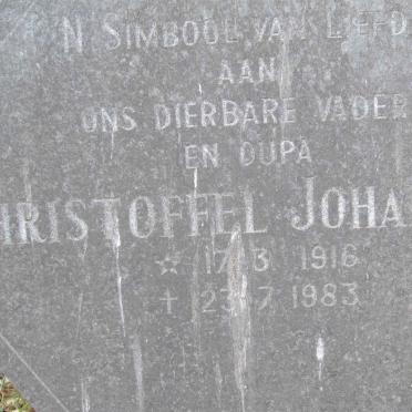 HORN Christoffel Johannes 1916-1983 &amp; Barbara Maria 1926-1982 
