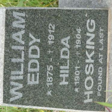 HOSKING William Eddy 1875-1912 :: HOSKING Hilda 1901-1904