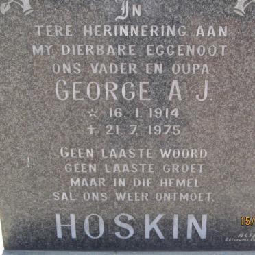 HOSKIN George A.J. 1914-1975
