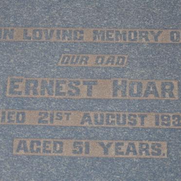 HOAR Ernest -1935