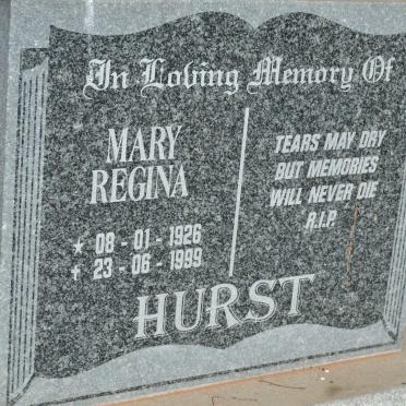 HURST Mary Regina 1926-1999