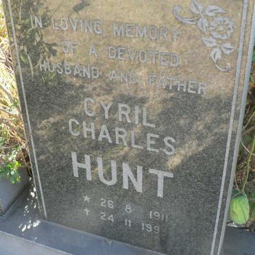 HUNT Cyril Charles 1911-1995