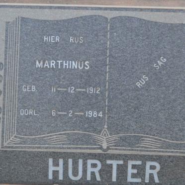 HURTER Marthinus 1912-1984