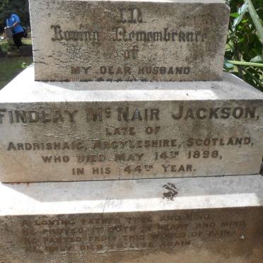 JACKSON Findlay McNair -1898