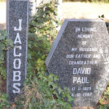 JACOBS David Paul 1929-1997