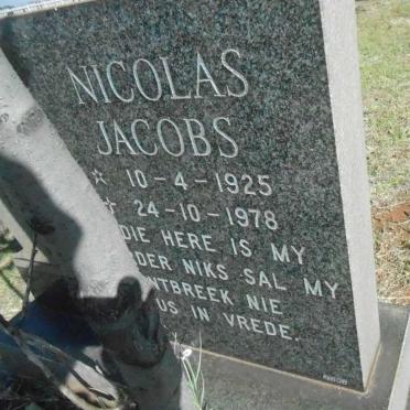 JACOBS Nicolas 1925-1978