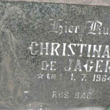 JAGER Christina L., de 1964-1964