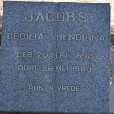JACOBS Cecilia Hendrina 1898-1968