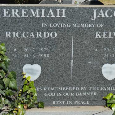 JACOBS Kelvin 1970-1996 :: JEREMIAH Riccardo 1972-1996 