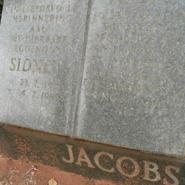 JACOBS Sidney 1921 -1985