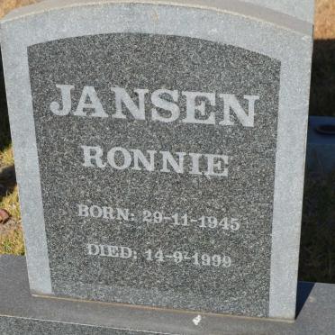 JANSEN Ronnie 1945-1999