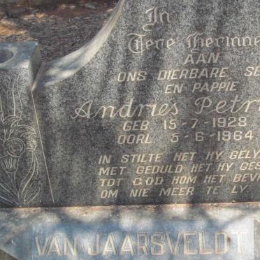 JAARSVELD Andries Petrus, van 1928-1964