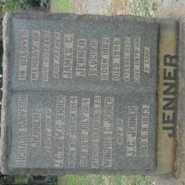 JENNER James C. 1882-1946 &amp; Winifred C. -1953 :: JENNER Richard Dawson 1914-1914