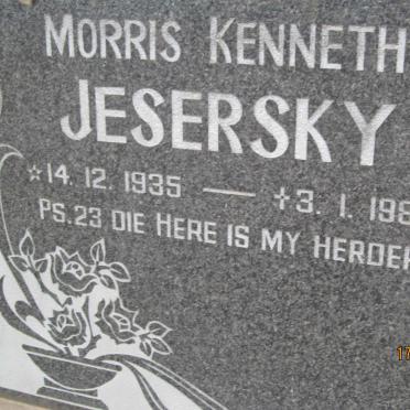 JESERSKY Morris Kenneth 1935-1983