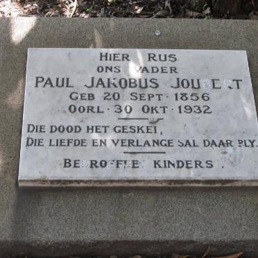 JOUBERT Paul Jakobus 1856-1932
