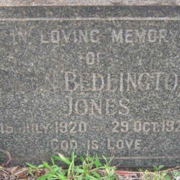 JONES Alun Bedlington 1920-192?