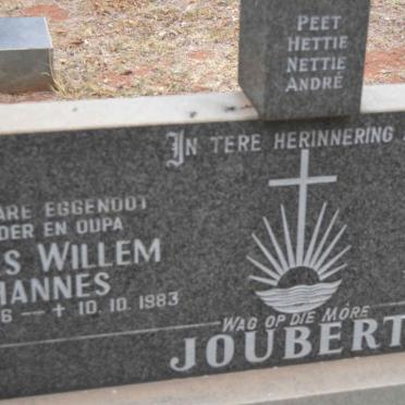 JOUBERT Andries Willem Johannes 1926-1983 &amp; Hester 1922-2001