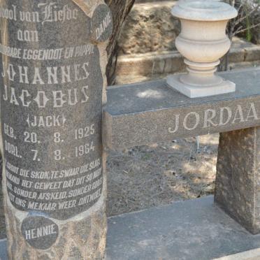 JORDAAN Johannes Jacobus 1925-1964