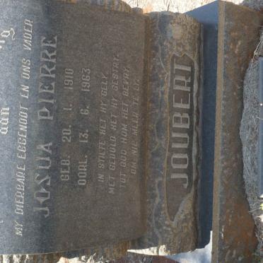 JOUBERT Josua Pierre 1910-1963 &amp; Anna Wilhelmina Christina 1915-1994