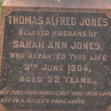 JONES Thomas Alfred -1904