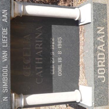JORDAAN Cecelia Catharina 1922-1965