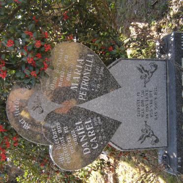 JOOSTE Daniël Carel 1939-1999 &amp; Maria Petronella 1942-2002