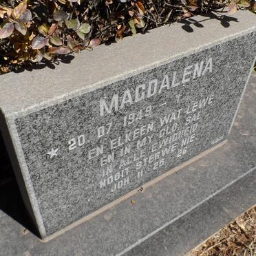 JOUBERT Magdalena 1949-