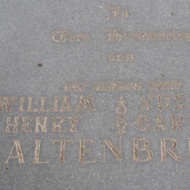 KALTENBRUNN William Henry &amp; Susanna Carolina