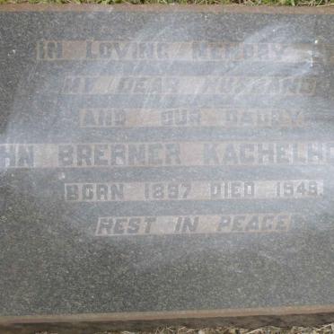 KACHELHOFFER John Brebner 1897-1949