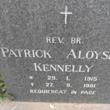 KENNELY Patrick Aloysius 1915-1981
