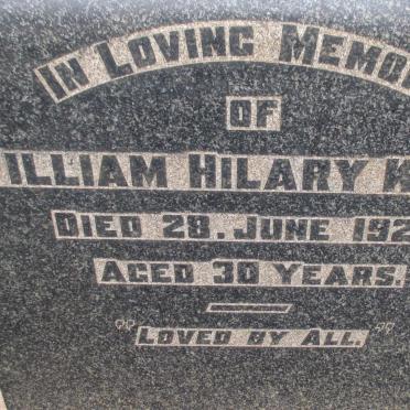 KELLY William Hilary -1924