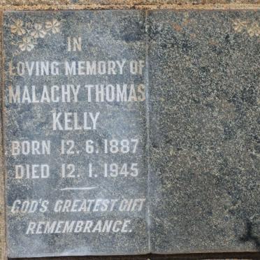 KELLY Malachy Thomas 1887-1945