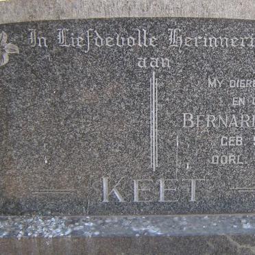 KEET Bernard Johannes 1878-1965