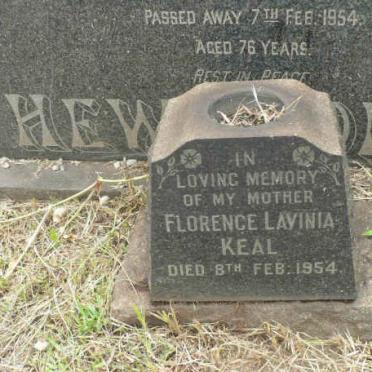 KEAL Florence Lavinia -1954