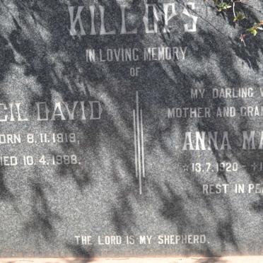 KILLOPS Cecil David 1919-1988 &amp; Anna Maria 1920-1974