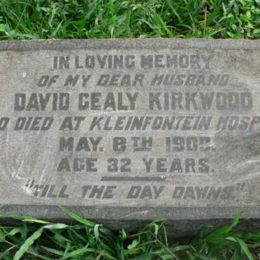 KIRKWOOD David Gealy -190?