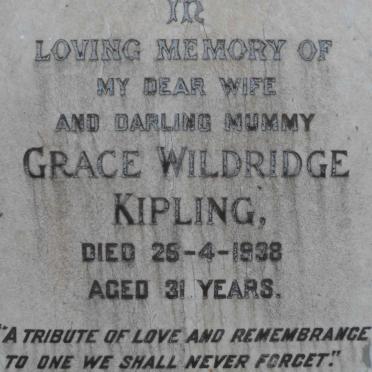 KIPLING Grace Wildridge -1938