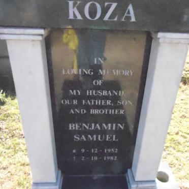 KOZA Benjamin Samuel 1952-1982