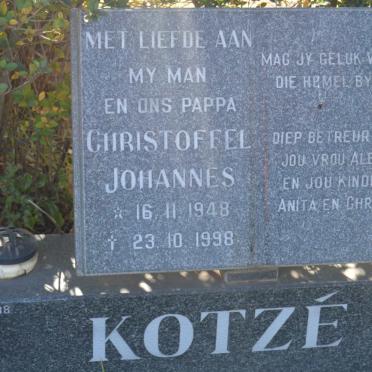 KOTZÉ Christoffel Johannes 1948-1998
