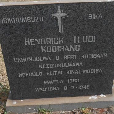 KODISANG Hendrick Tludi 1883-1949
