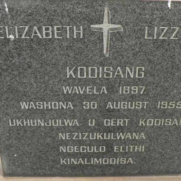 KODISANG Elizabeth1897-1955