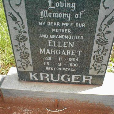 KRUGER Ellen Margaret 1904-1980