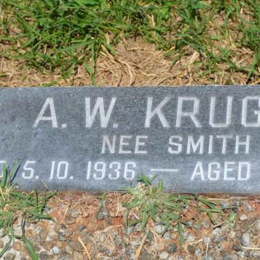 KRUGER A.W. nee SMITH -1936